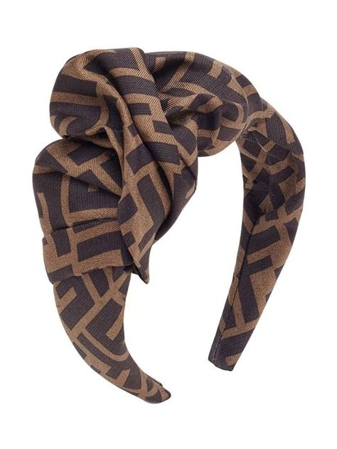 foulard cheveux fendi|Women's Hair Foulard .